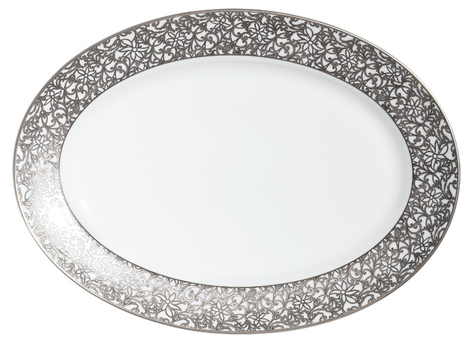 Plat ovale blanc - Raynaud
